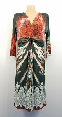 502) Manou Lenz ML Couture Kleid Rosengarten Neu  Kofferkleid Gr. 38 42