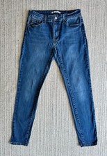 KanCan Womens W9/28 Blue Denim Jeans Ankle Medium Wash Pockets Stretch KC11214D