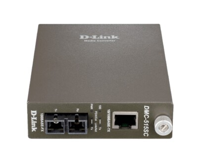 D-Link DMC-515SC 10/100 Basetx To 100 Basefx Singlemode Media 159£ Inc VAT (A6)