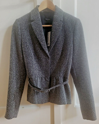 More & More Blazer Damen Business Kostümjacke Gr. EU 36 neu grau meliert
