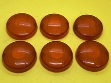 Fiat OM Tigrotto Bellù Amber Tail Light Lens Plastica Lense Lot of 6 NOS