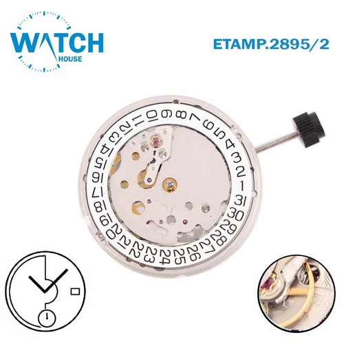 ETA 2895-2 Swiss Automatic Movement, 30 Jewels, White Disk on 3, Small Sec on 6 - Bild 3 von 3