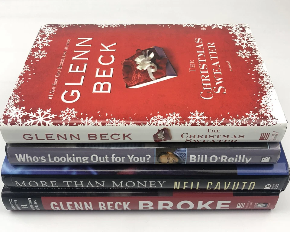 Bundle Lot of 4 Hardcover Books Bill O'Reilly Glenn Beck Neil Cavuto Fox News - Image 3 of 4