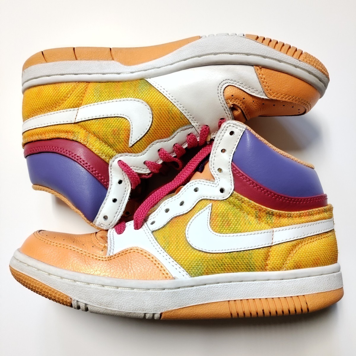 2009 Womens Nike Court Force Light Melon/Varsity Purple High Shoes