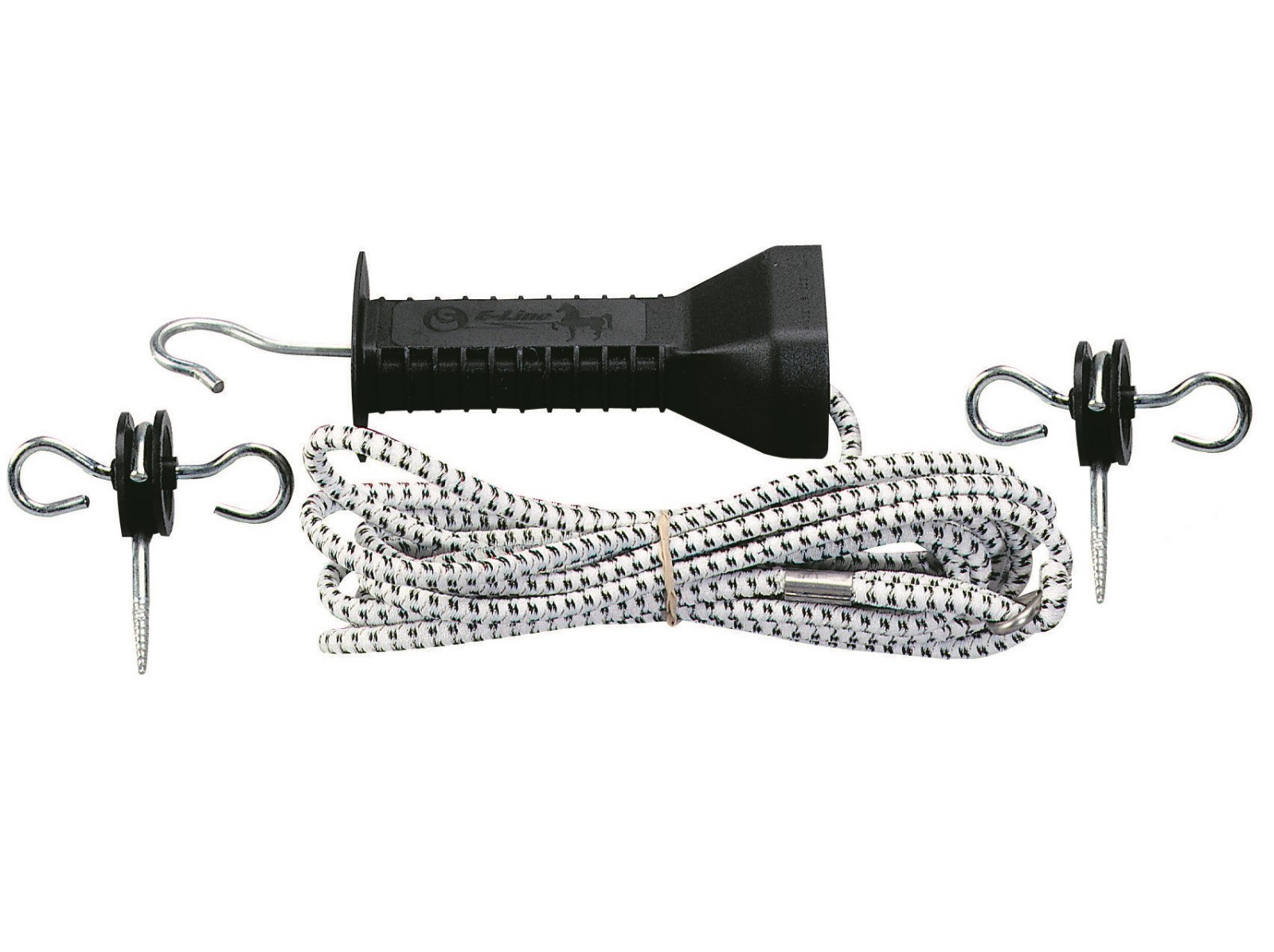 ELECTRIC FENCE GATE Elastic Rope Handle Kit 6m ELine Bungee Cord Fencing eBay