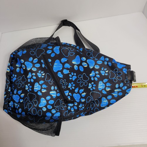 "Zaino imbracatura stampa zampa GreaterGood arcobaleno, blu o multi 9"" x 15,5"" x 3" - Foto 18 di 23