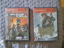 Tom Clancy's Splinter Cell: PANDORA TOMO. and MEDAL of HONOR Frontline (2games)