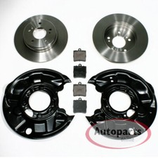 Für Mercedes SLK [R171] - Bremsscheiben Bremsbeläge Spritzbleche für hinten