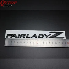 Fairlady Z Letters Trunk Lid Emblem Nameplate For Z33 350Z 2003-2009 Matte Black