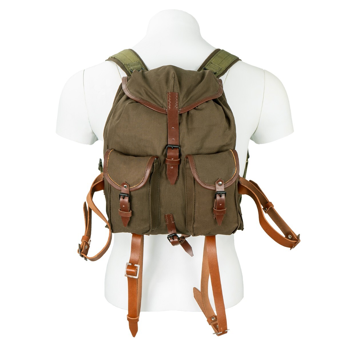 Reproduction WW2 Russian Army 1939 Infantry Canvas Backpack-Khaki
