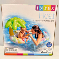 Vintage INTEX Float Tropical Shade First Swim Float 1-2 Years 46in x 29.5in New