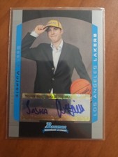 2004-05 Bowman #154 Sasha Vujacic Rc Autograph Los Angeles Lakers