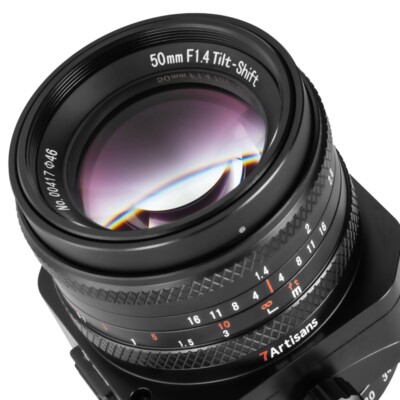 7artisans 50mm F1.4 Tilt Lens Manual Lens Large Aperture APS-C for FUJIFX X-T1