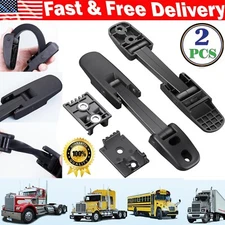 Premium Heavy Duty Hood Latch Kit for Peterbilt/Mack CH /Blue Bird Bus /Kenworth