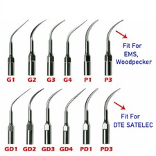 10x Dental Ultrasonic Scaler Tips for SKYSEA EMS DTE SATELEC Handpiece UKUK