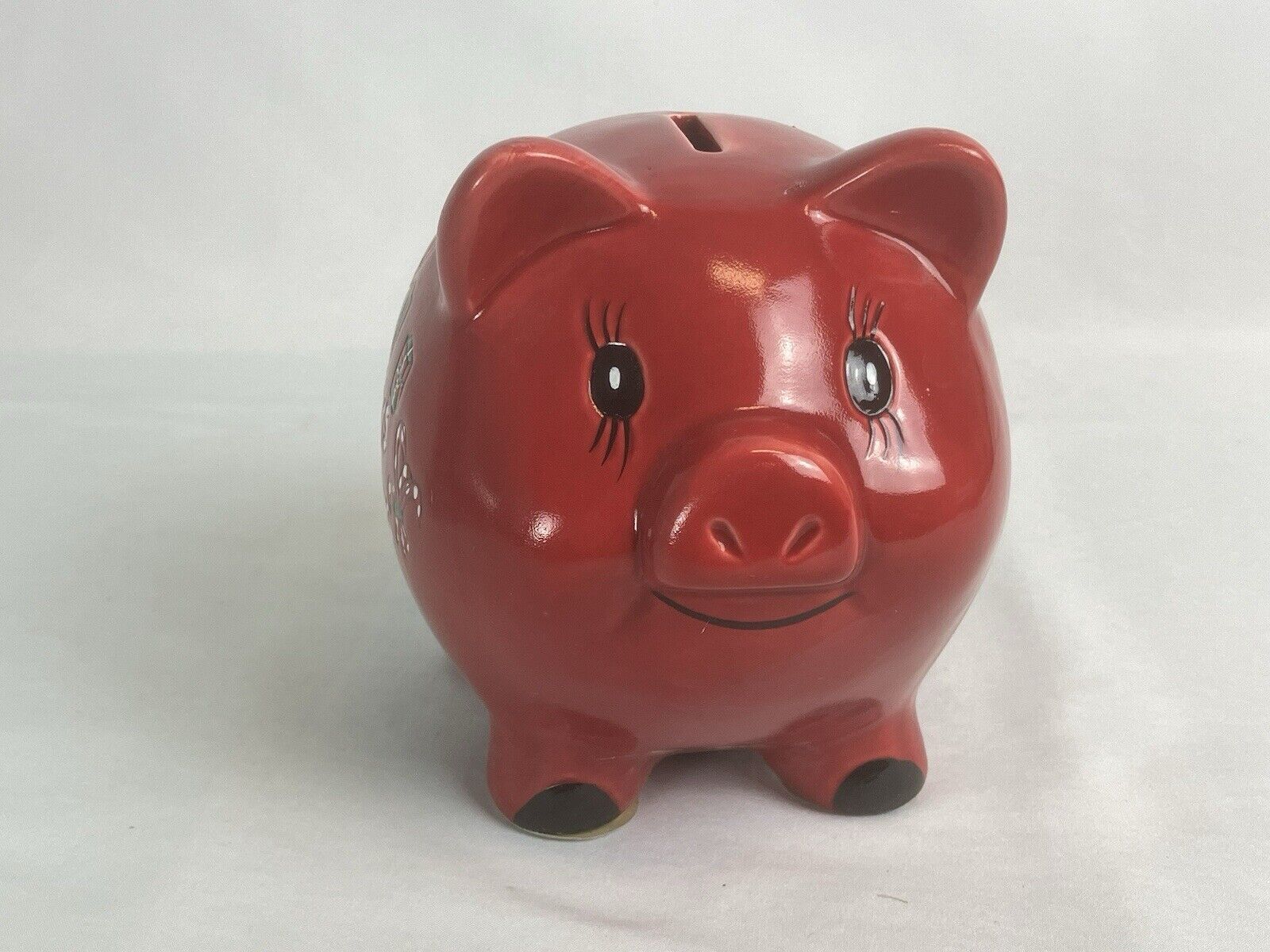 365 Days Till Christmas Piggy Bank Ceramic 6" Long 4" Wide, 4.5" Tall New in Box