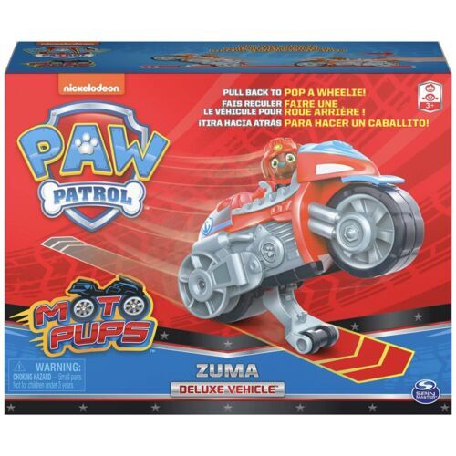 Zuma Moto Pups Deluxe Fahrzeug - Paw Patrol Spielzeug Motorrad mit Welpen Figur - Bild 3 von 3