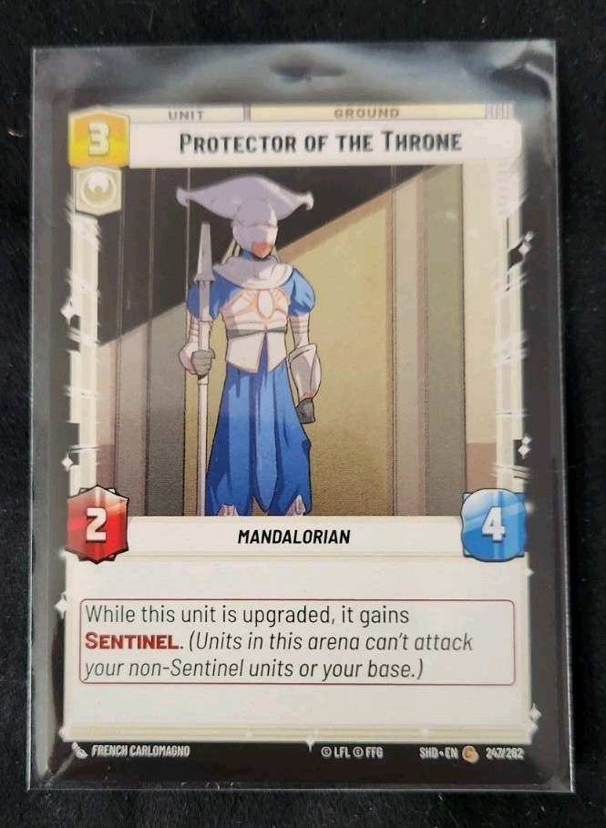 Protector of the Throne 247/262 Star Wars Unlimited TCG Card SHD Near Mint NM