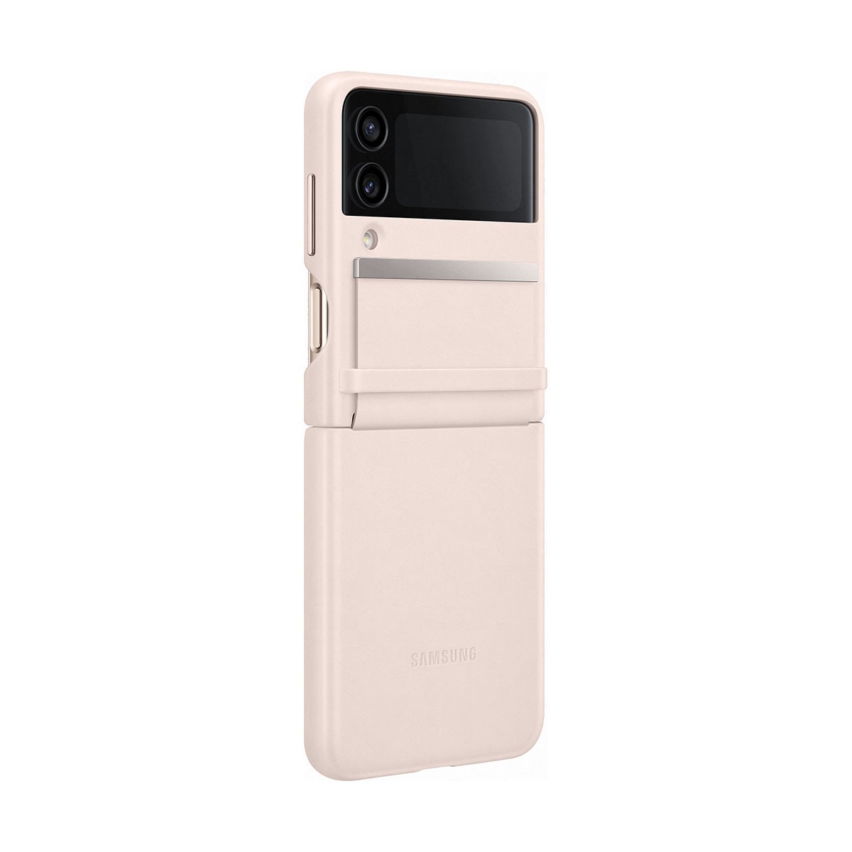 Coque en cuir rose Galaxy Z Flip 4, l'accessoire chic pour vos sorties urbaines