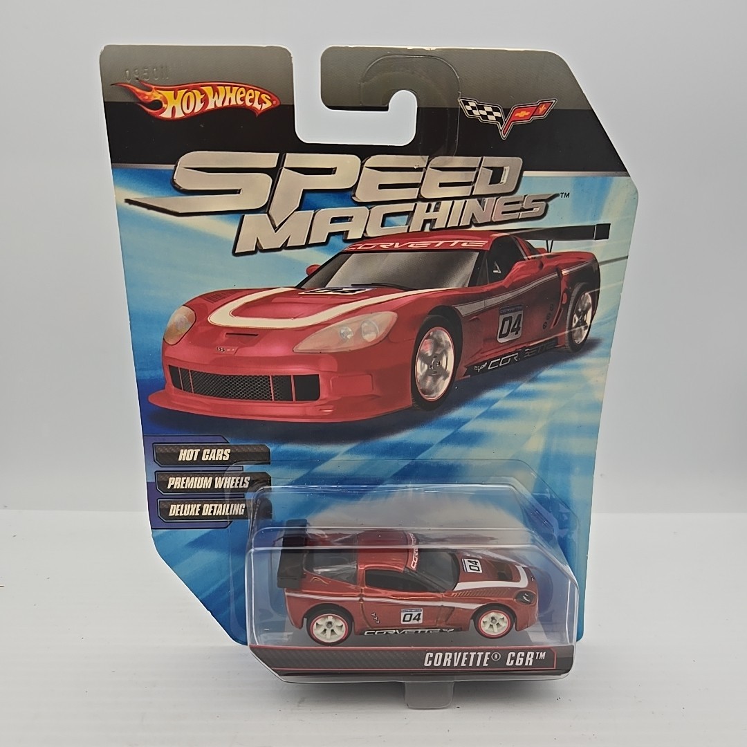 Hot Wheels 2009 Speed Machines Chevy Corvette C6R Red