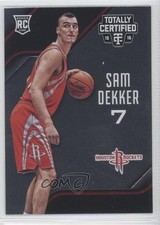 2015-16 Panini Totally Certified Rookies Sam Dekker #176 fm0