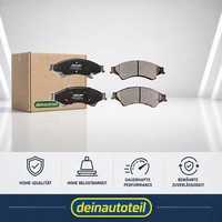 Bremsbelagsatz Scheibenbremse Hinten DP1010100095 FüR Ford Ford USA