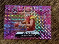 2024 Panini Mosaic - NFL Debut Jayden Daniels #272 Camo Pink Mosaic Prizm (RC)