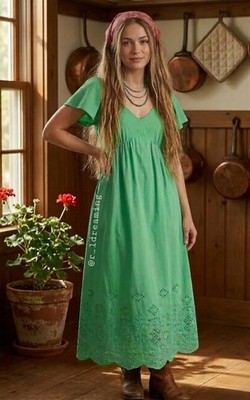 loft green eyelet dress Feels Just Right Hunter Green Puff Sleeve Embroidered Eyelet Mini Dress main image 0
