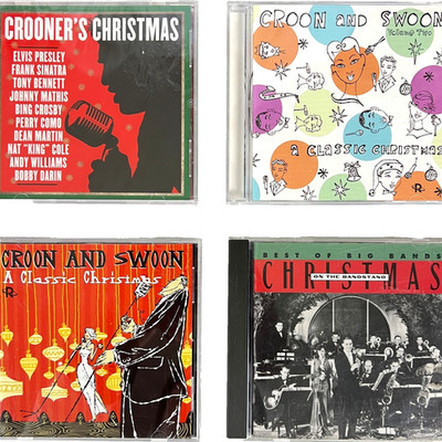 Croon And Swoon Classic Christmas 4 CD Lot Vols 1+2 Jazz Big Band Swing 1994-08