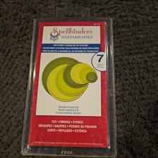 2011 Spellbinders Nestabilities -Standard Circles -Cut Emboss Stencil Dies 7pc