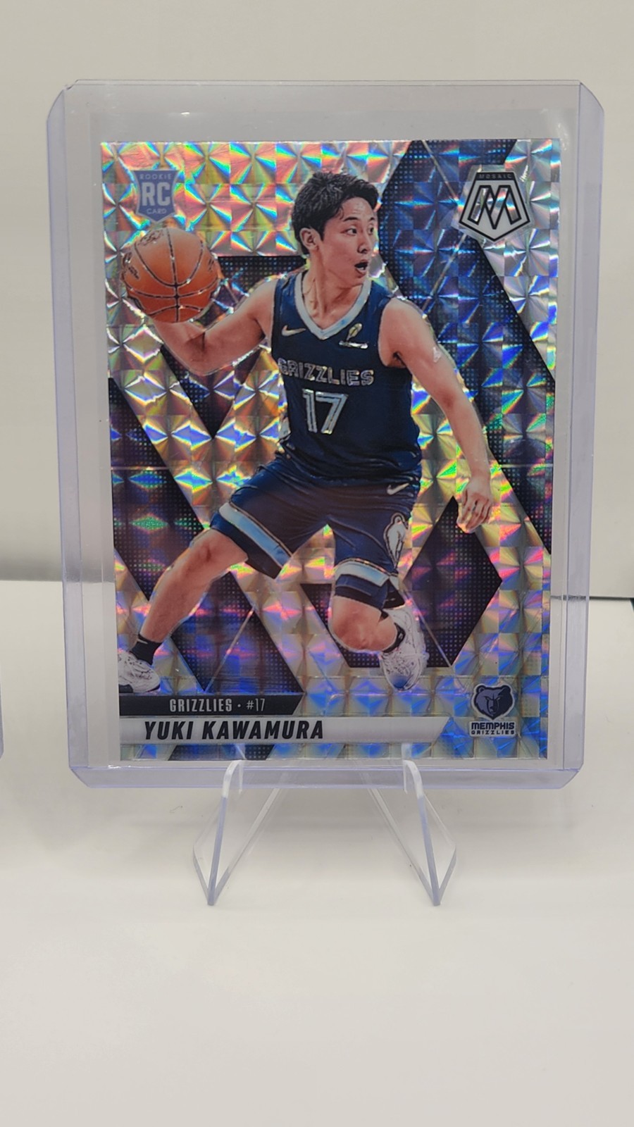 2024-25 Panini Mosaic - Rookies Yuki Kawamura #209 Mosaic Prizm (RC)