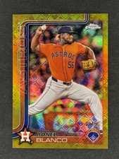 2025 Topps Chrome Logofractor Edition - Ronel Blanco #292 Gold /50 Astros