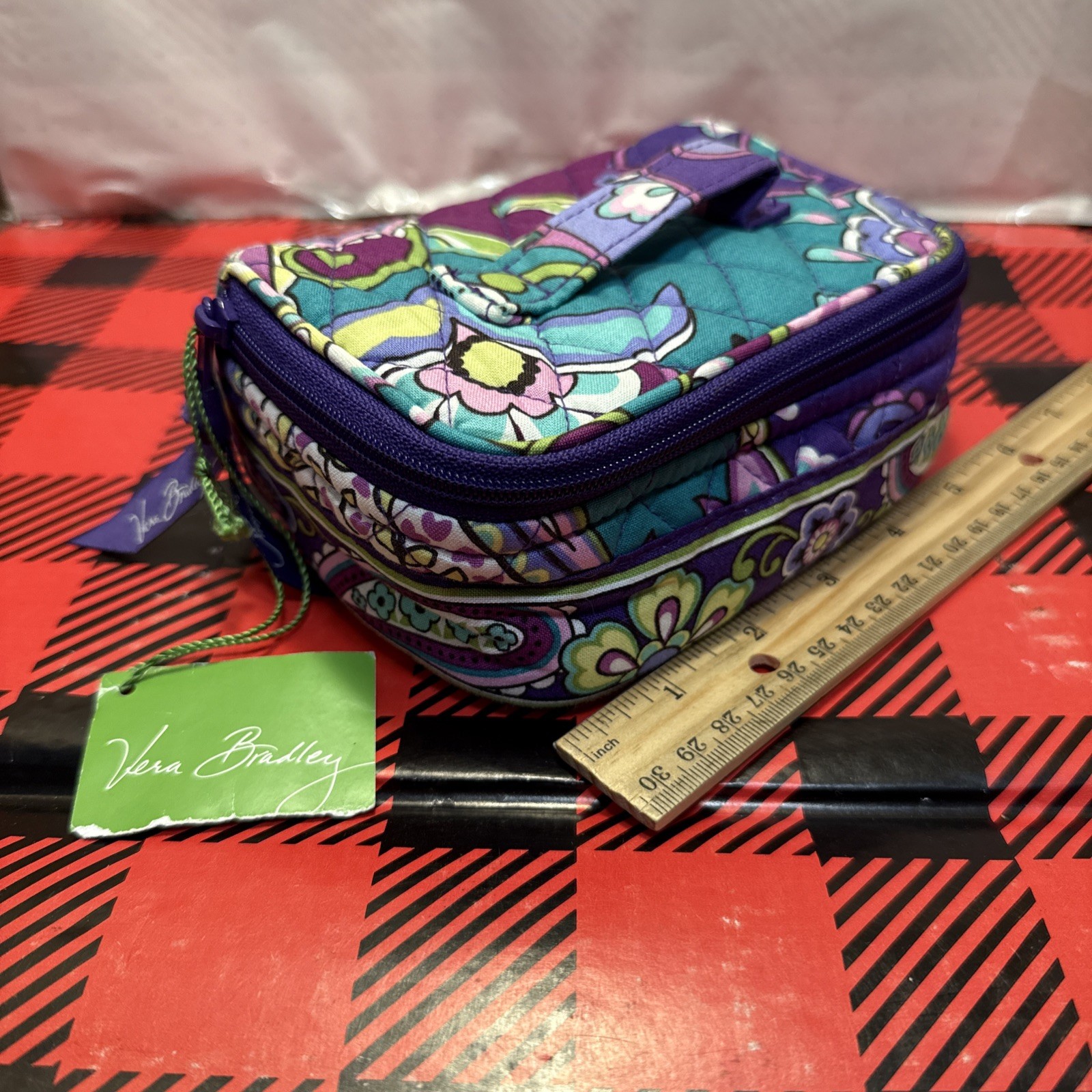 Vera Bradley, Jewelry Case, Heather, New w Tags, 13552-144, Retired