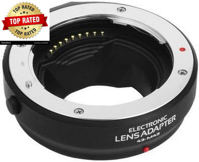 Electronic Lens Auto Focus Adapter Four Thirds 4/3 Lens to Micro M4/3 Camera
