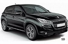 1/43 Miniature Car Peugeot 4008 2012 Black Highly Detailed Japan