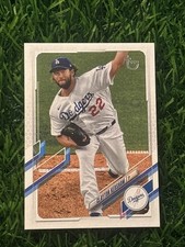Topps 2021 Series 1 Vintage Stock #67 Clayton Kershaw Serial Numbered/99 Dodgers