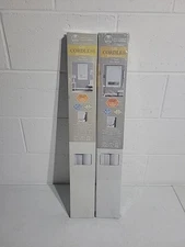 Lot Of 2 Cordless Morningstar 1" Light Filtering Mini Blind 29x64 Pearl White 