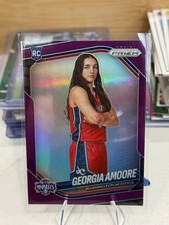 2025 Panini Prizm WNBA Georgia Amoore Prizm Purple /149 Mystics