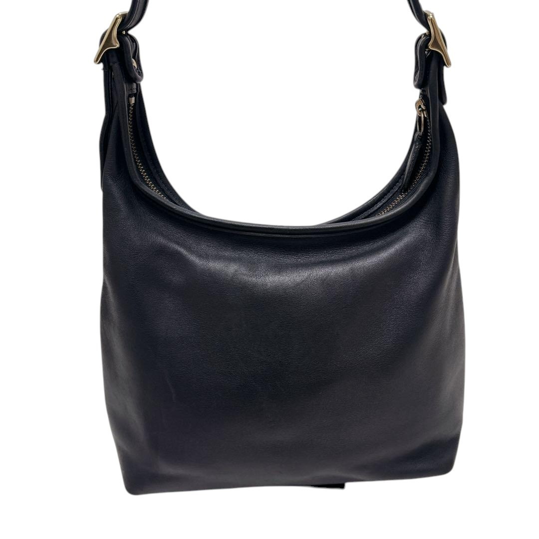 未使用保管品✨vintage coach old hobo bag BLACK COACH Designer Vintage Black Legacy Hobo Bag Shoulder Purse
