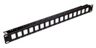 TUK - 16 Port Panel Mount Patch Panel with Cable Managment