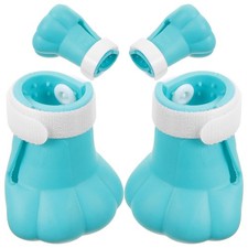 4 Pcs Silicone Cat Claw Caps Anti Boots Protective Paw Covers