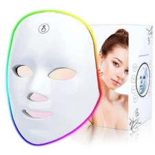 7-Color Premium LED Face Mask | Electric Beauty Facial Skin Care Device
