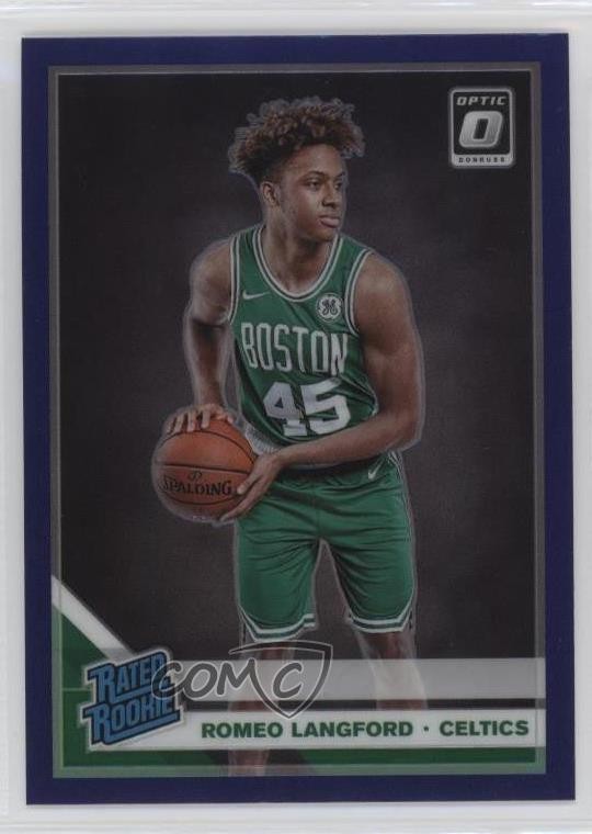 2019-20 Panini Donruss Optic Rated Rookie Purple Prizm Romeo Langford #182 0zc5