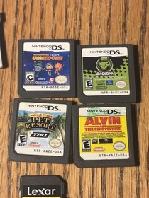 Nintendo 3DS XL Pink White Handheld Console 7 Games + Bundle Tested USA Version