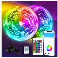 130Ft LED Strip Lights, Smart Light with App Remote Control, RGB LED Lights for
