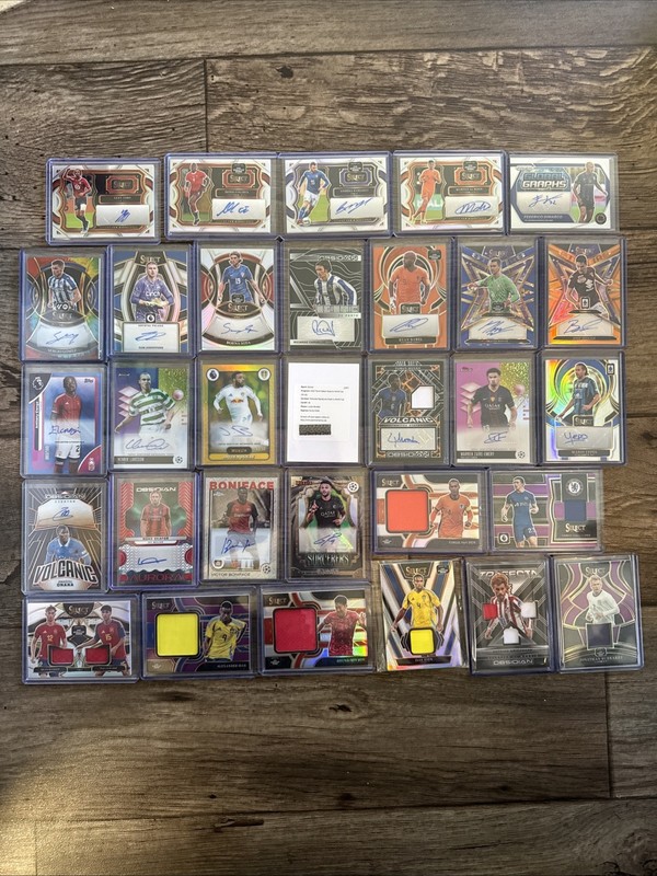 Lot of 31 Soccer Cards - FIFA World Cup - Auto’s, Serial # and Patches #’d