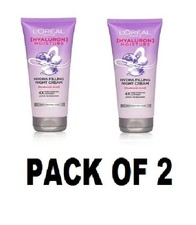 Loreal Hyaluron Moisture Leave-In Night Cream 180ml x 2 Hyaluronic Hair Care