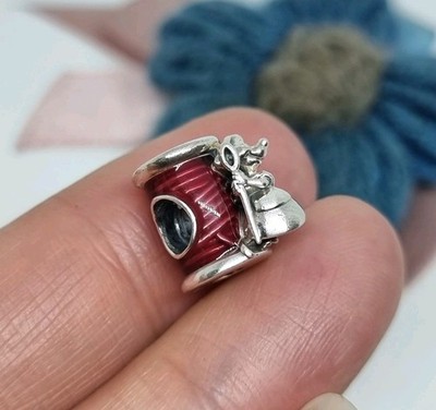Original Pandora Disney Cinderella Suzy Maus Nadel & Faden Charm   S925 ALE