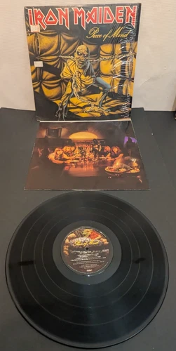 IRON MAIDEN PEACE OF MIND VINYL ST 12274 VG+/EX IN SHRINK w MAIL ORDER NO SKIPS