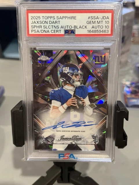 Topps Chrome Football Sapphire Selections Rookie Auto 09/10 Jaxson Dart  SSA-JDA
